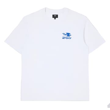 Shop Edwin Stay Hydrated Short-sleeved T-shirt (white)