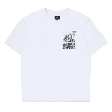 Shop Edwin Yusuke Isao Short-sleeved T-shirt (white)