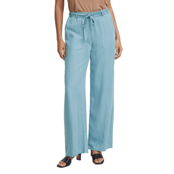 B.young Lana Wide Denim Trousers In Blue