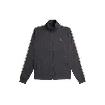 Fred Perry Contrast Tape Track Anchor Grey / Black