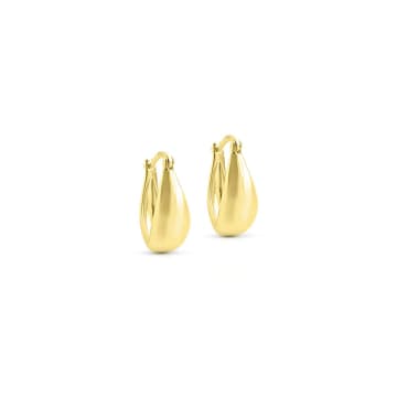 Formation Suzie Drop Hoops In Gold