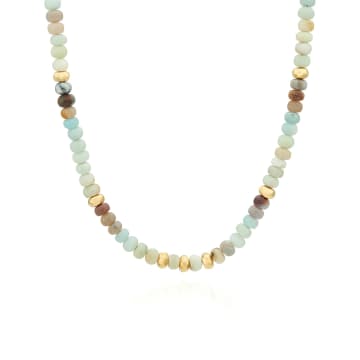 Anna Beck Amazonite Beaded Necklace Nk10360 Gamaz In Multi