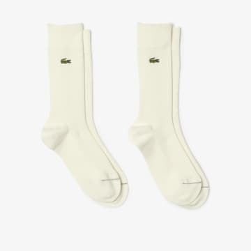 Lacoste White Pack Of 2 Pairs Of Smooth Cliffs