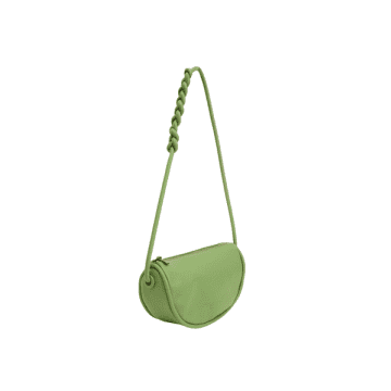 Shop Nice Things Ecoleather Bag With Special Hanger In Green