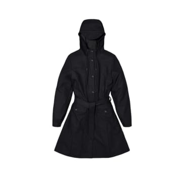 Shop Rains Curve W Jacket Black S 18130