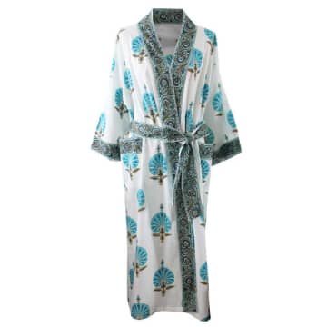 Shop Powell Craft Aqua Shell Dressing Gown