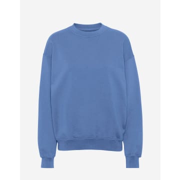 Colorful Standard Sky Blue Organic Cotton Crew Neck Sweatshirt