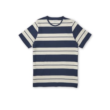 Oliver Spencer Navy Conduit T Shirt In Blue