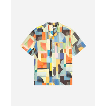 Shop Olow Multicolored Aloha Asbtract Shirt