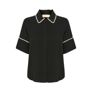 Shop Soaked In Luxury Slguilia Shirt Ss | Black