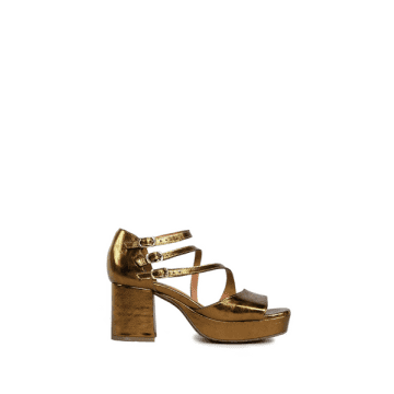 Shop Esska Carmen Heels In Bronze In Metallic