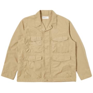 Shop Universal Works Parachute Field Jacket In Sand Recycled Poly Tech In Neutrals