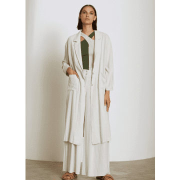 Shop Skatie - Washed Linen Mix Trench