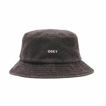Shop Obey Bold Pigment Bucket Hat (pigment Black)