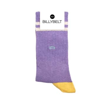 Shop Billybelt Calcetines The Retro Melanged Purple