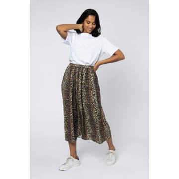 Shop Eleven Loves Saffy Leopard Print Skirt In Animal Print