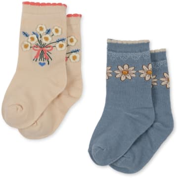 Shop Konges Slojd Set 2 Pairs Of Margherite Socks