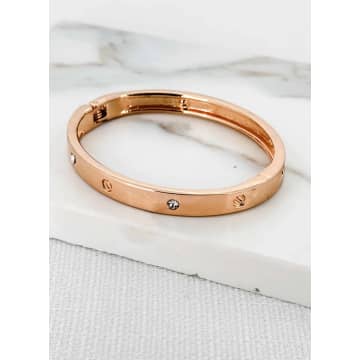 Shop Envy Jewellery Gold Cuff With Detailing