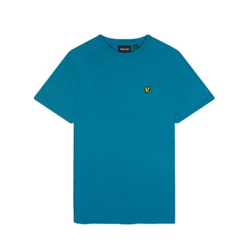 Shop Lyle & Scott Ts400vog Plain T Shirt In Spring Blue
