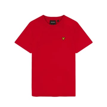 Shop Lyle & Scott Ts400vog Plain T Shirt In Gala Red