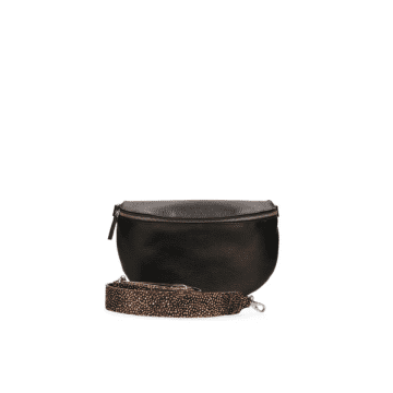 Shop Maruti Leather Bum Bag In Black