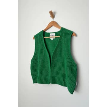 Le Bon Shoppe Granny Green Pepper Cotton Vest