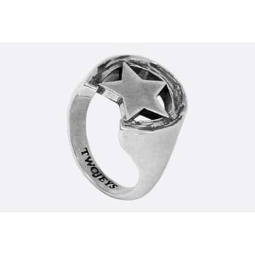 Twojeys Star Ring Silver In Metallic
