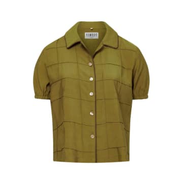 Shop Komodo Zori Shirt Khaki In Neutrals