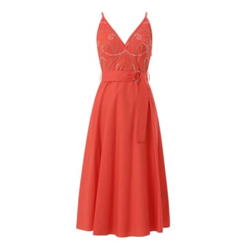 Shop Emily Lovelock | Nicole Dress | Radiant Red