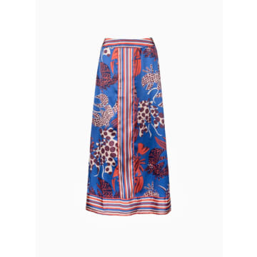 Shop Ange Robina Maxi Skirt In Blue