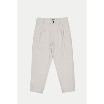 Parages Off White Double Pleat Trousers