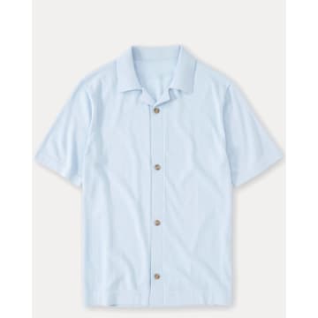 Closed Cardigan Polo Shirt In Blue