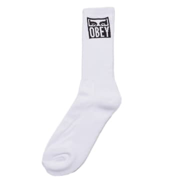 Shop Obey Eyes Socks (white)