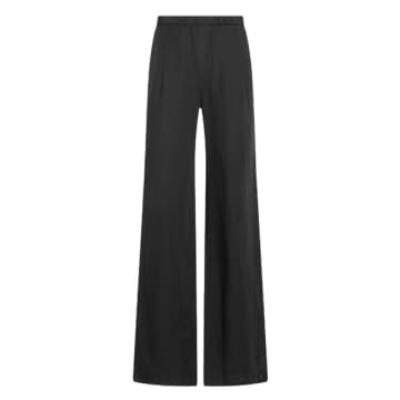 Cashmere-fashion-store 0039italy Tencel-lenen Hose Tasmin New In Black