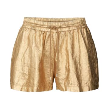 Rabens Saloner Olu Gold Shorts