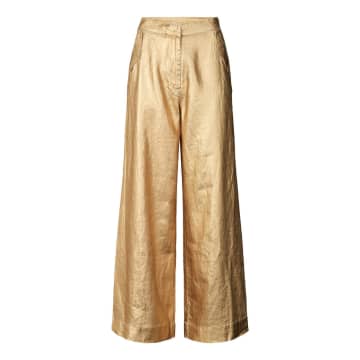 Rabens Saloner Inja Gold Trousers