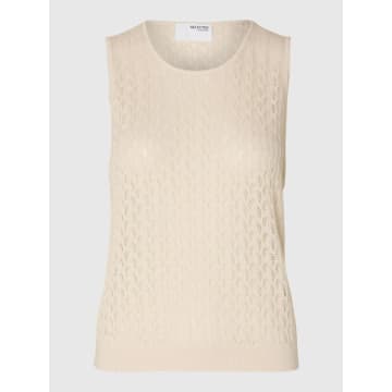 Shop Selected Femme Agny Sleeveless Knitted Top