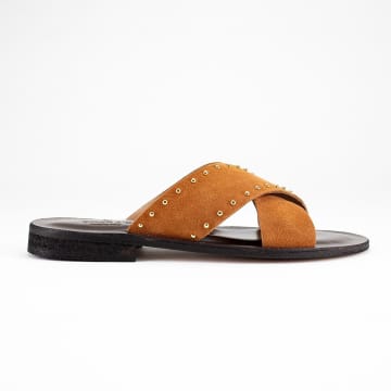 Thera's Rhum Studded Sandals 2210 In Brown
