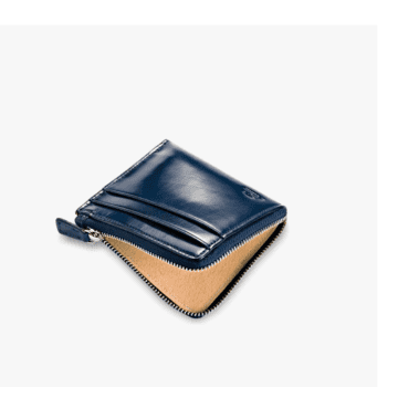 Il Bussetto Skin Zippy Wallet In Blue