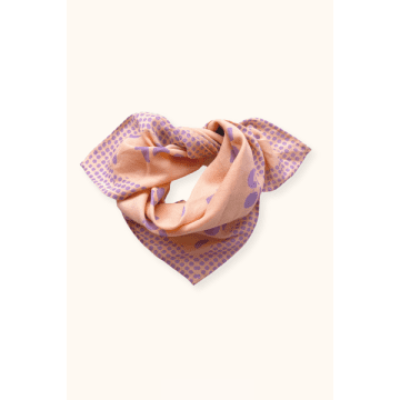 Apaches Small Foulard Manika Cool Papillon In Pink