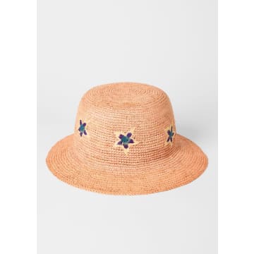 Shop Paul Smith Raffia Sunflare Stars Sun Womens Hat