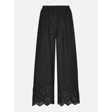 Shop Rosemunde Athena Trousers In Black W0349