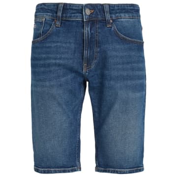 Shop Tommy Hilfiger Tommy Jeans Ronnie Denim Shorts In Blue
