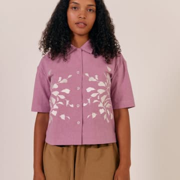 Sideline Odette Shirt Lilac In Pink