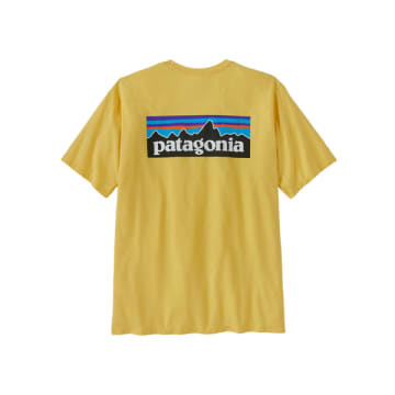 Patagonia Clothing Camiseta Ms Logo Responsibili-tee In Yellow