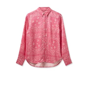 Shop Harrison Fashion Mmtaylar Paige Shirt | Camellia Rose In Pink