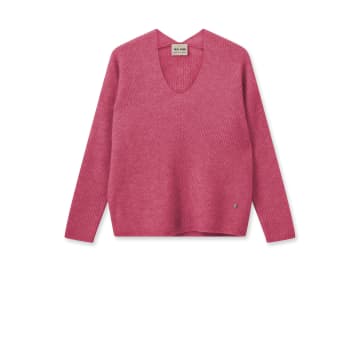 Shop Harrison Fashion Mmthora V-neck Knit | Camella Rose In Pink