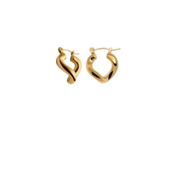 Shop Nordic Muse | Fluid Hoop Earrings | Gold