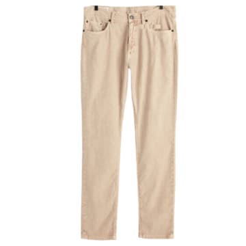 Shop Gant Slim Fit Cotton Linen Jeans In Neutrals