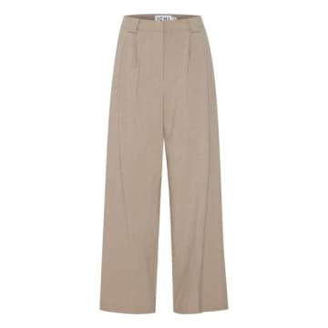 Ichi Tannie Trousers In Brown
